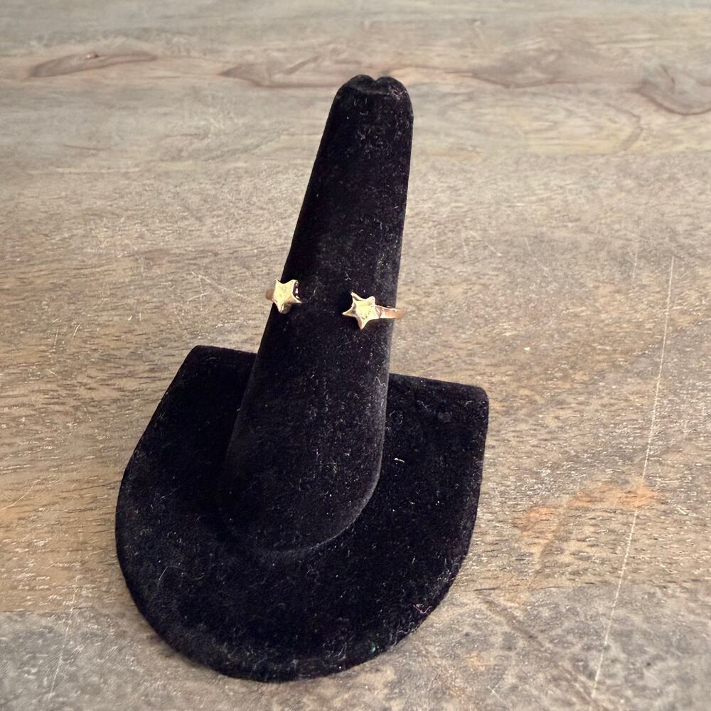 🍭6/$30 Gold Star Simple Open Ring Band - Size 7.75